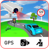 Speed Camera Detector Free - GPS Speedometer Live icon