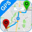 مكتشف الطريق GPS أيقونة