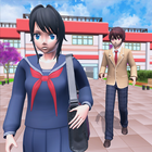 anime high school games online simgesi