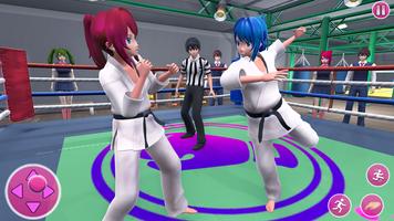Offline Anime School Game imagem de tela 3