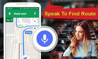 Cartes satellite GPS: Voice GPS et Live Street Vie capture d'écran 1