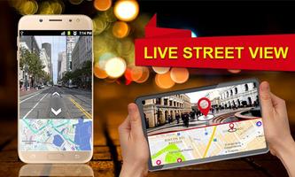 Cartes satellite GPS: Voice GPS et Live Street Vie capture d'écran 2