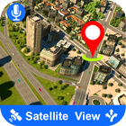 GPS Satellite Live Maps Navigation & Direction icône