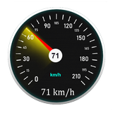 Domètre de vitesse GPS: analyseur de vitesse icône