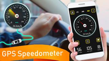 Domètre de vitesse GPS: analyseur de vitesse Affiche