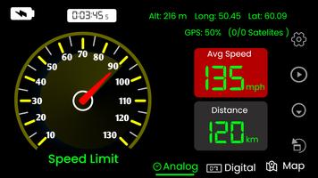 عداد السرعة GPS - تعقب السرعة تصوير الشاشة 1