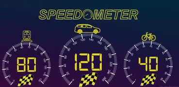 GPS Speedometer HUD Display : Speed Limit Alerts