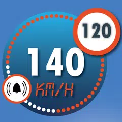 GPS Speedometer HUD Display : Speed Limit Alerts