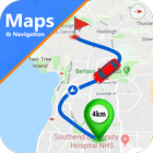 GPS Route Navigation : Maps Earth Directions simgesi