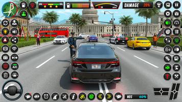 Car Driving 3D Car School Game plakat