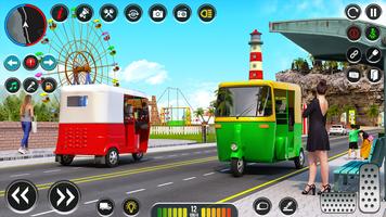 Real Rickshaw Game - Taxi Game screenshot 2