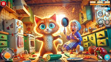 Angry Gran: Bad Cat Simulation الملصق