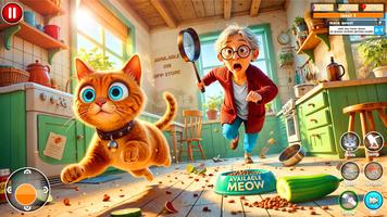 Angry Gran: Bad Cat Simulation تصوير الشاشة 2