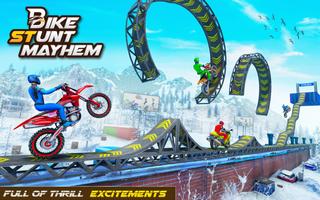 Superhero Bike Stunt Bike Game capture d'écran 3