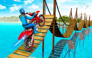 Superhero Bike Stunt Bike Game Screenshot 1