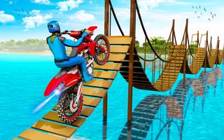 Superhero Bike Stunt Bike Game capture d'écran 1