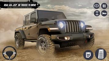 Offroad Jeep Games 4x4 Driving ポスター