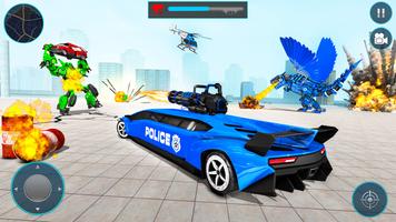 Police Limo Dino Robot Game Ekran Görüntüsü 1