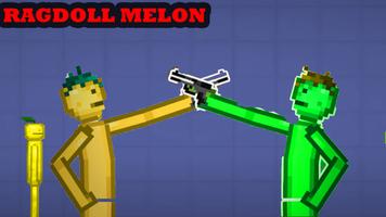 Melon Ragdoll Playground Mods Affiche