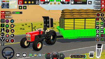 Indian Tractor Farming 3D Game capture d'écran 3