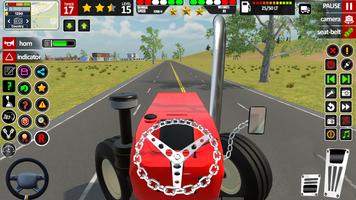 Indian Tractor Farming 3D Game capture d'écran 1