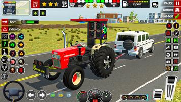 Indian Tractor Farming 3D Game capture d'écran 2