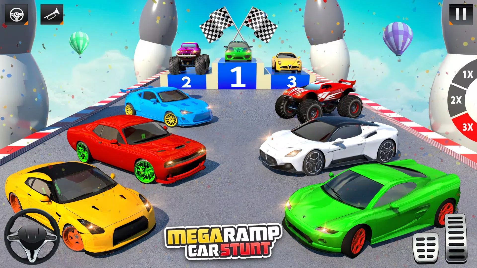 Ramp Drive Car Games: 3D Stunt