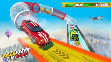 Mega Ramp Stunt Car Extreme 3D تصوير الشاشة 3