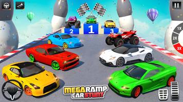 Mega Ramp Stunt Car Extreme 3D পোস্টার