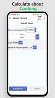 grams to cups: Converter 截圖 1