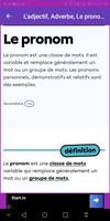 L’adjectif, La préposition, L'adverbe, grammaire screenshot 2