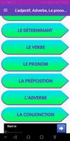 L’adjectif, La préposition, L'adverbe, grammaire capture d'écran 3