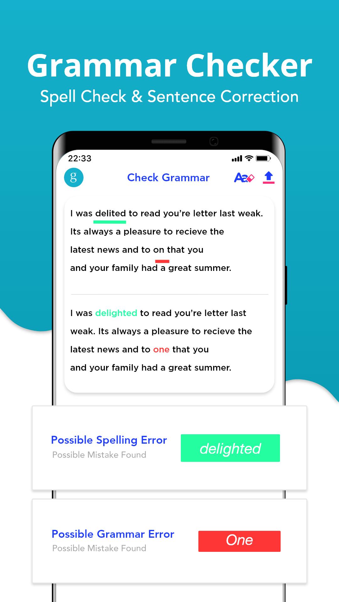Android용 영어 문법 검사기: 영어 맞춤법 검사 Apk 다운로드