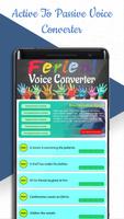 Active to passive voice conver Affiche