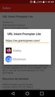 URL Intent Prompter Lite captura de pantalla 3
