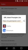 URL Intent Prompter Lite Poster
