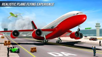 City Pilot Plane Flying โปสเตอร์