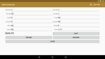 USD Counter Lite स्क्रीनशॉट 3