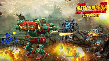 Grand Robot Mech Car Transform Warrior - Robot War Ekran Görüntüsü 1