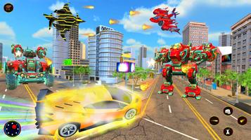 Grand Robot Mech Car Transform Warrior - Robot War Ekran Görüntüsü 3