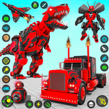 Dino Car Transform Robot Game أيقونة