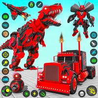 Dino Car Transform Robot Game পোস্টার