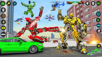 Dino Car Transform Robot Game syot layar 1