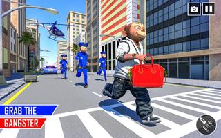 US Police Monkey Rope Hero:Free Shooting Games اسکرین شاٹ 3