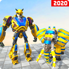 Elephant transformation Robot Shooting game 2020 icon