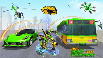 Bus Robot Car Transform Game 海报