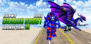 Grand US Dragon Robot Battle 3D