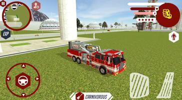Grand Robot Firetruck Poster