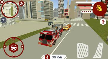 Grand Robot Firetruck captura de pantalla 3