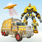Garbage Robot Truck War Game icône